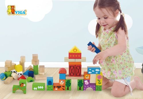 VIGA Klocki 50 elem.- Farma 50285 na Arena.pl