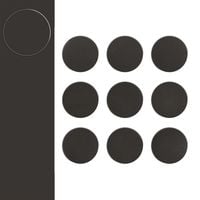 Zaślepka Meblowe Kolor Szary Ciemny Grafit fi 20mm 9 Sztuk ZM047