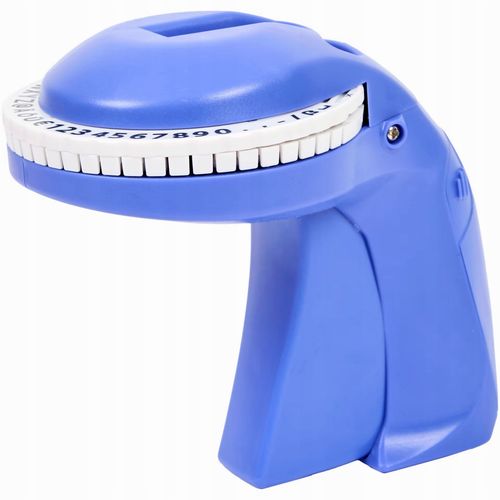 WYTŁACZARKA ETYKIET METKOWNICA ZESTAW LITER CYFR + CZARNA TAŚMA ETYKIETY na Arena.pl