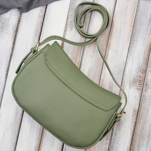 torebka damska ze skóry syntetycznej zielona na ramię sp-21-gre na Arena.pl