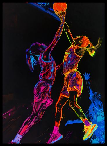 Plakat 40x55cm Mecz W Kosza na Arena.pl