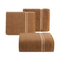 Ręcznik Filon 30x50 cm miodowy frotte z brokatową bordiurą