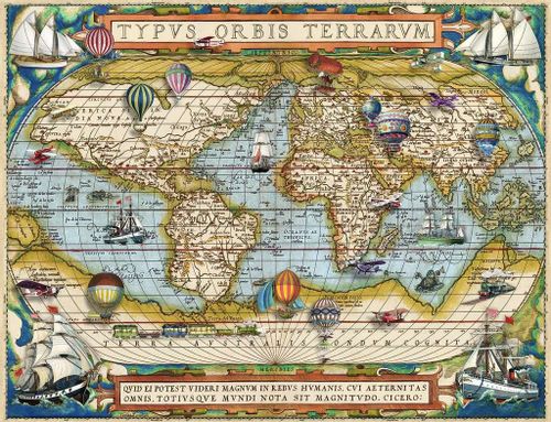 Puzzle 2000 Elementów Dokoła Świata na Arena.pl