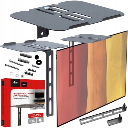 PÓŁKA POD DEKODER DVBT ŚCIENNA ART STO D-52 na Arena.pl