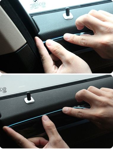 Światłowód EL WIRE Ambient Taśma LED 2m 12V Pomarańczowy na Arena.pl