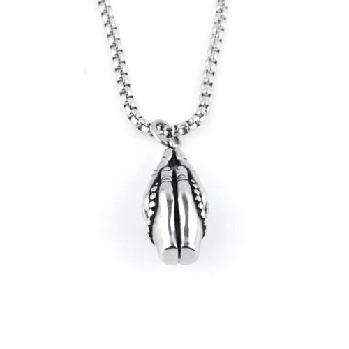 NASZYJNIK Srebrny Modlitwa Różaniec Wiara Ręce 307 na Arena.pl