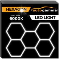 Lampa LED HEXAGON Panel Oświetlenie Warsztat Garaż Dom 297 x 206 5500-6000K