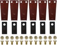 ZESTAW NAPRAWCZY KOSIARKI ROTACYJNEJ 1,65M 1,85M TRZYMAKI NOŻE + ŚRUBY KPL