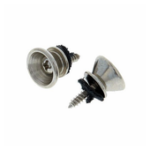 Zaczep do paska Harley Benton Strap Knob Set Chrome komplet 2 szt.