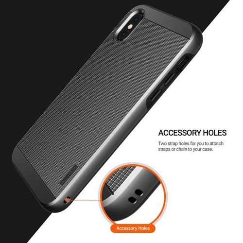 Obliq Slim Meta - Etui iPhone X (Titanium Black) na Arena.pl