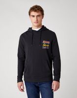 MĘSKA BLUZA WRANGLER HOODIE FADED BLACK W6E6IOXV6 L