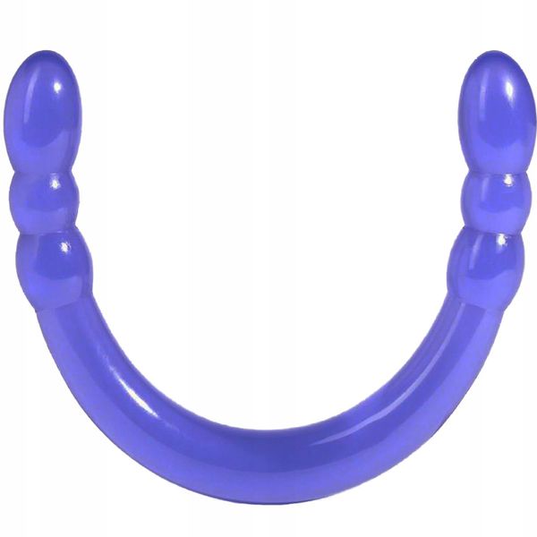 Podwójne dildo żelowe do stymulacji, dla par. zdjęcie 2