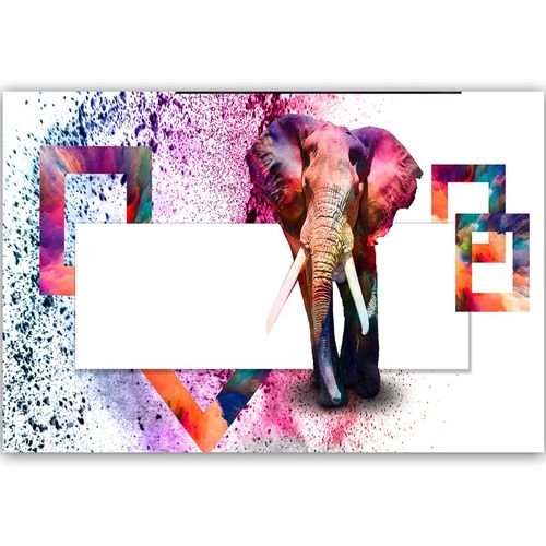 Obraz na płótnie – Canvas, potężny słoń 120x80 na Arena.pl