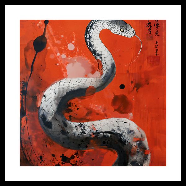 Plakat 30x30cm Smoczy Oddech Węża zdjęcie 3