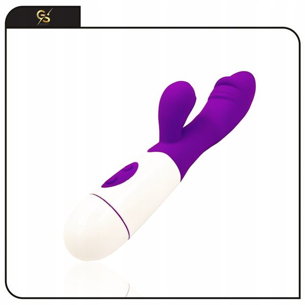 WIBRATOR DAMSKI DO ŁECHTACZKI DLA PAR KRÓLICZEK 30PROGRAMÓW + Żelowe zdjęcie 7