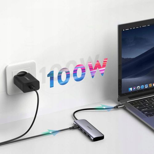 ADAPTER 6W1 UGREEN HUB USB-C DO USB, HDMI, SD 100W na Arena.pl