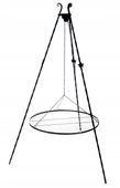 Grill trójnóg 187 cm ruszt chromowany 60 cm łańcuszki mocny wyrób PL
