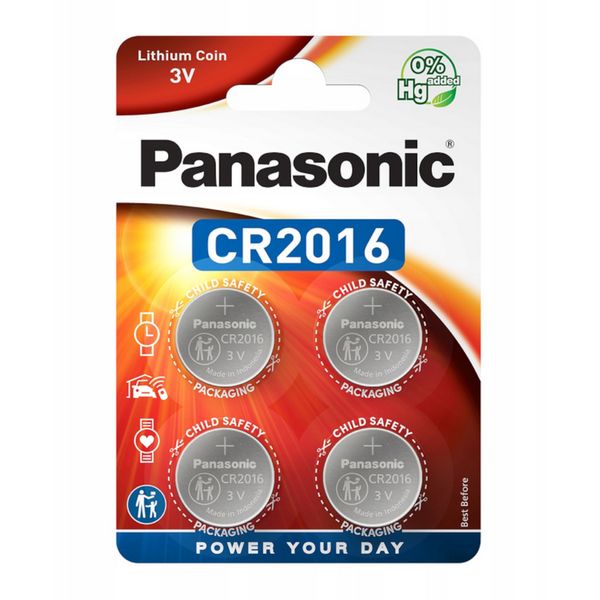 Bateria Panasonic CR-2016 - 1szt zdjęcie 1