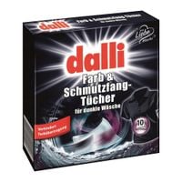 chusteczki do prania dalli do ciemnych tkanin 10 szt