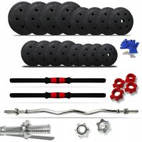 Obciążenie bitumiczne, gryf lekko łamany 120/25 Hantle i obciążenie ZESTAW