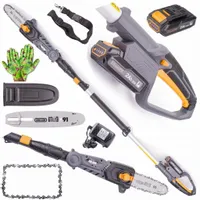 PIŁA AKUMULATOROWA DO GAŁĘZI NA WYSIĘGNIKU PODKRZESYWARKA 20V + RĘKAWICZKI