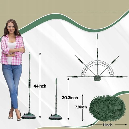 TELESKOPOWA SZCZOTKA MOP DO MYCIA SAMOCHODU 2W1+ ŚCIĄGACZKA DO MYCIA SZYB na Arena.pl