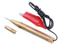 Próbnik napięcia metalowy, 6 - 24Vz igłą