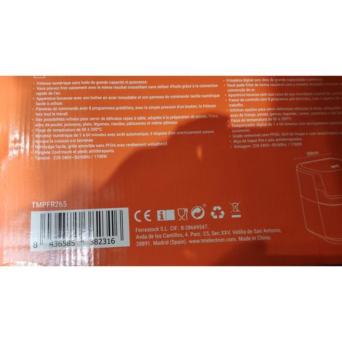 Frytkownica na gorące powietrze TM Electron 1700 W 6,5 L na Arena.pl