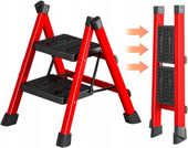 Magazynowa Drabina Składana Taboret Składany 2w1 Drabinka Schodki Taboret