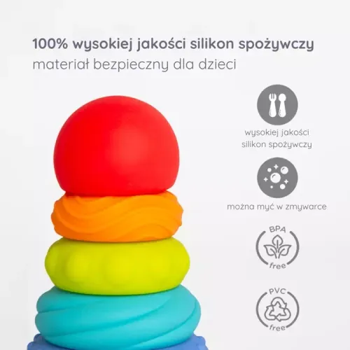 Ubbi Piramidka dla Dzieci i Gryzak 2w1 na Arena.pl