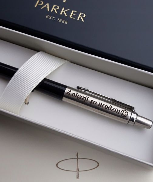 Długopis Parker Jotter ORYGINALNY CZARNY GRAWER GRATIS NA PREZENT DO SZKOŁY zdjęcie 11