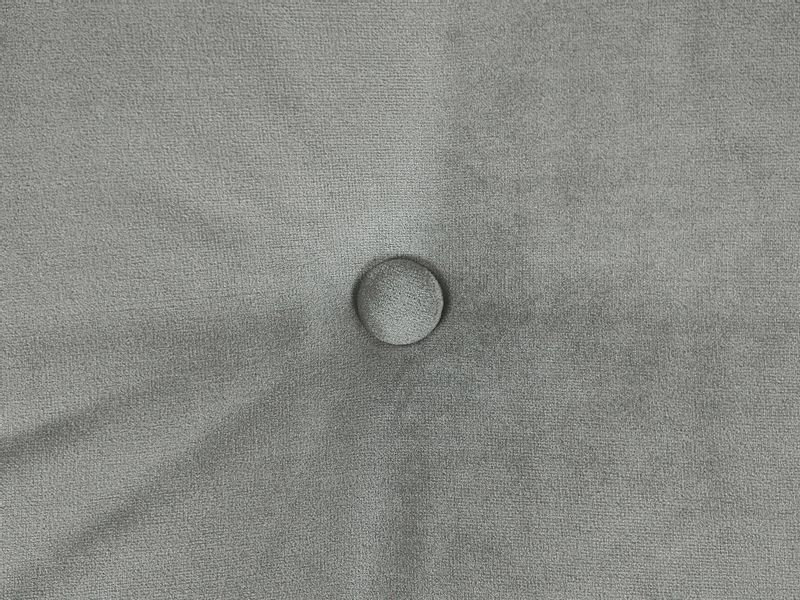 Sofa 3-osobowa welurowa szara LENVIK zdjęcie 8