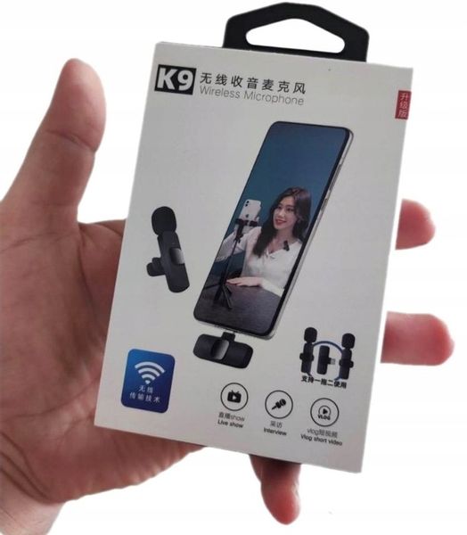 2xMIKROFON KRAWATOWY BEZPRZEWODOWY PRZYPINANY USB-C Lightning do IPhone 2w1 zdjęcie 16