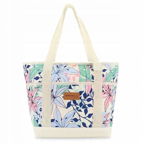 Torba plażowa termiczna chłodząca pojemna12L 39x15x27cm SPOKEY ECO SIMPLY na Arena.pl