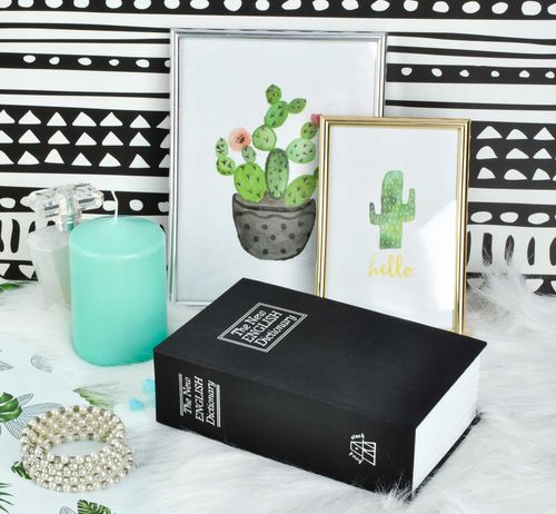 sejf - kasetka ukryta w książce 24x15,5x5,5cm na Arena.pl