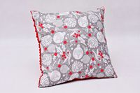 Poduszka świąteczna, ozdobna poduszka na święta szyszki bombki