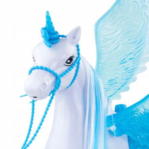 KARETA DLA LALKI Z PEGAZEM JEDNOROŻCEM I LALKĄ KAROCA LODOWA KRAINA na Arena.pl