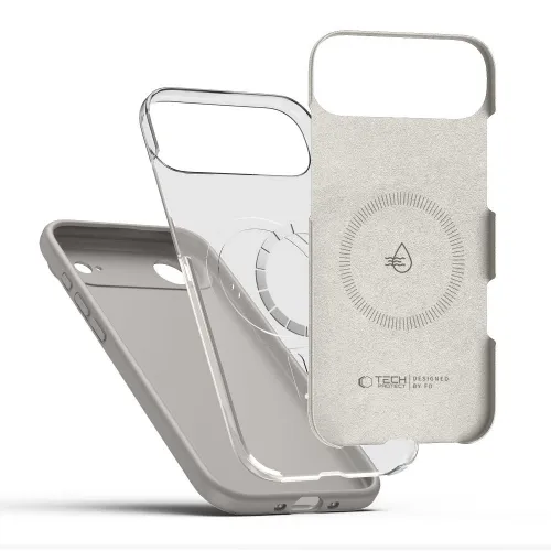 etui tech-protect silicone magsafe na iphone 17 air - szare na Arena.pl
