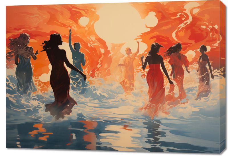 Obraz 100x70cm Taneczny Żar zdjęcie 1