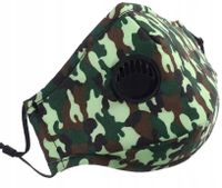 KOMPLET Maska MORO + 3x FILTR HEPA PM 2.5 WĘGIEL