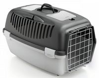 Transporter dla psa lub kota Stefanplast Gulliver 3 metalowe drzwi szary