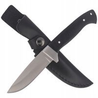 Nóż myśliwski Herbertz Solingen Black Micarta, Satin (102110)
