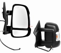 Lusterko Prawe Manualne Krótkie 2 pin Fiat Ducato Boxer Jumper 2006-2019