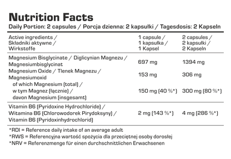 7Nutition Magnesium Bisglycinate 120 kaps. zdjęcie 2