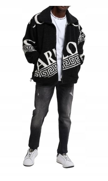 CARLO COLLUCCI Oversize Teddy jacket M zdjęcie 6