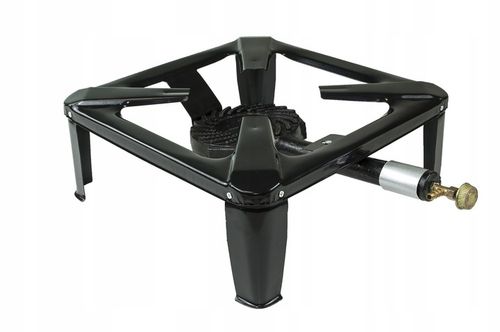 ŻELIWNY TABORET GAZOWY PALNIK ZESTAW REDUKTOR WĄŻ SOLIDNY TRWAŁY na Arena.pl