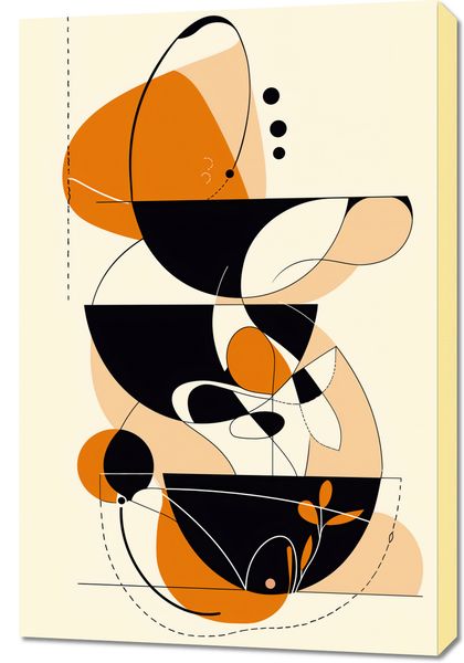 Obraz 60x90cm Taneczne Kręgi zdjęcie 1