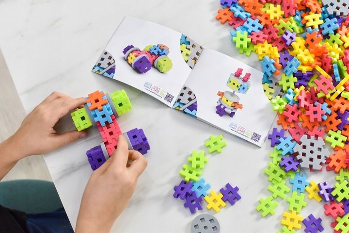 KLOCKI KONSTRUKCYJNE WAFLE MELI Basic Constructor 400 EL MINI GOFRY PUZZLE zdjęcie 13