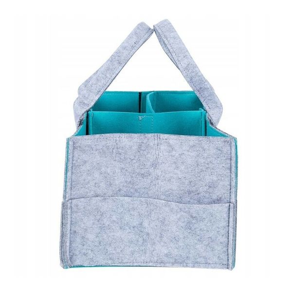 Organizer Stojący Filc Szaro - Zielony Orm02Sz zdjęcie 4