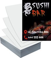 Ulotki A5 1000szt reklamowe firmowe duży wybór różne wzory SUSHI BAR